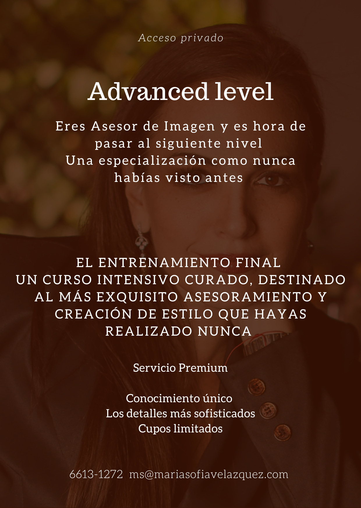 ADVANCED LEVEL — Para Asesores de Imagen